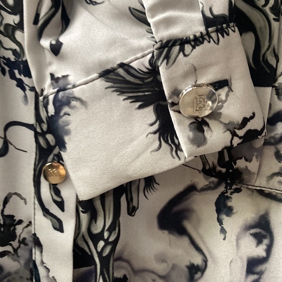 BABYLON / W LES FEMMES Pegasus horse blouse size 44 - Picture 6 of 13